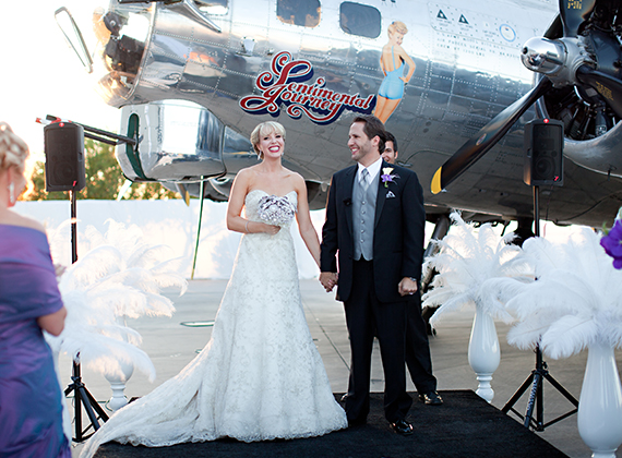 Annee + Scott's Airplane Themed Wedding